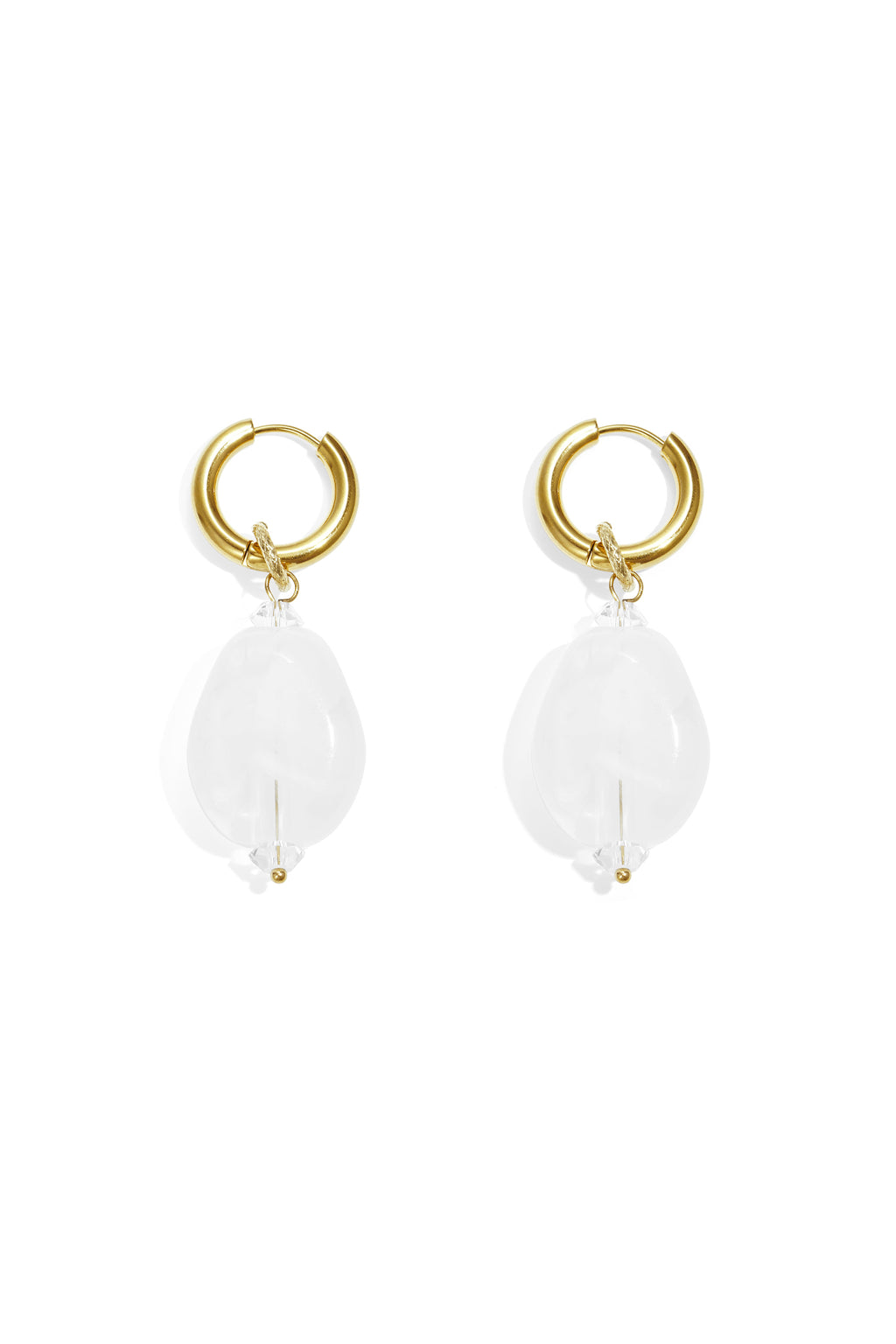 Orecchini pendenti in resina di forma irregolare, casual, quotidiani, semplici, gioielli da donna