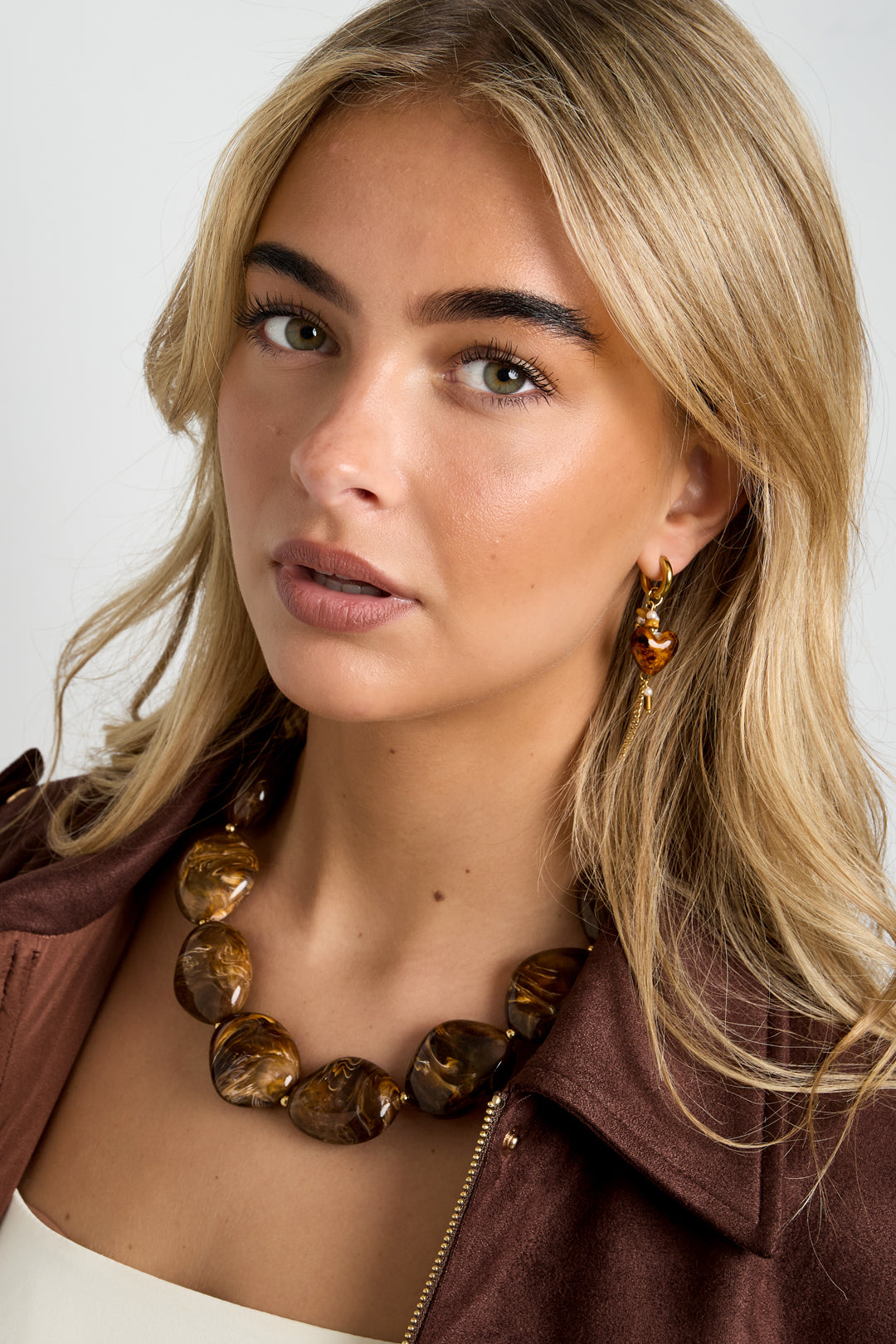 Collane con perline in acrilico, perline, casual, quotidiane, semplici, serie di gioielli da donna