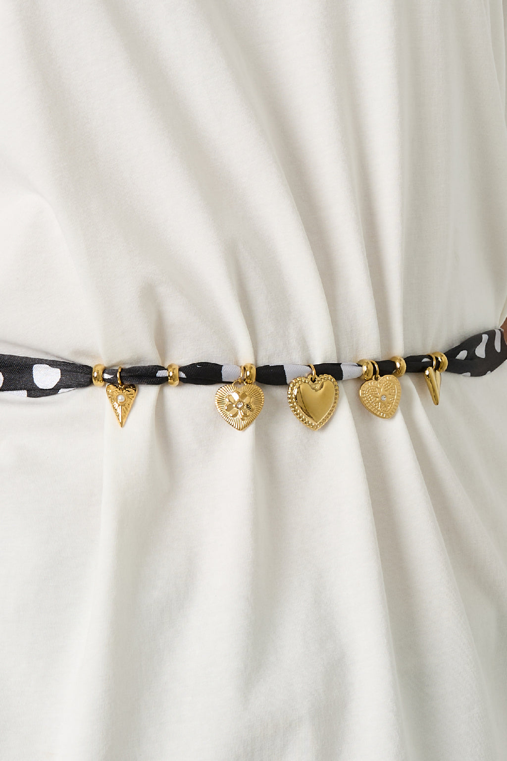 Collane lunghe in acciaio inossidabile con cuore, casual, quotidiane, semplici, gioielli da donna