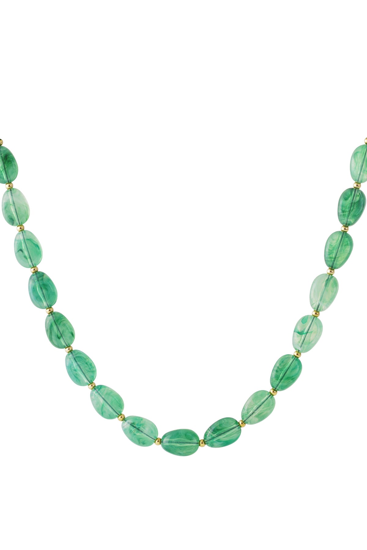 Collane di perline acriliche perline casual quotidiane-13mm*18.4mm