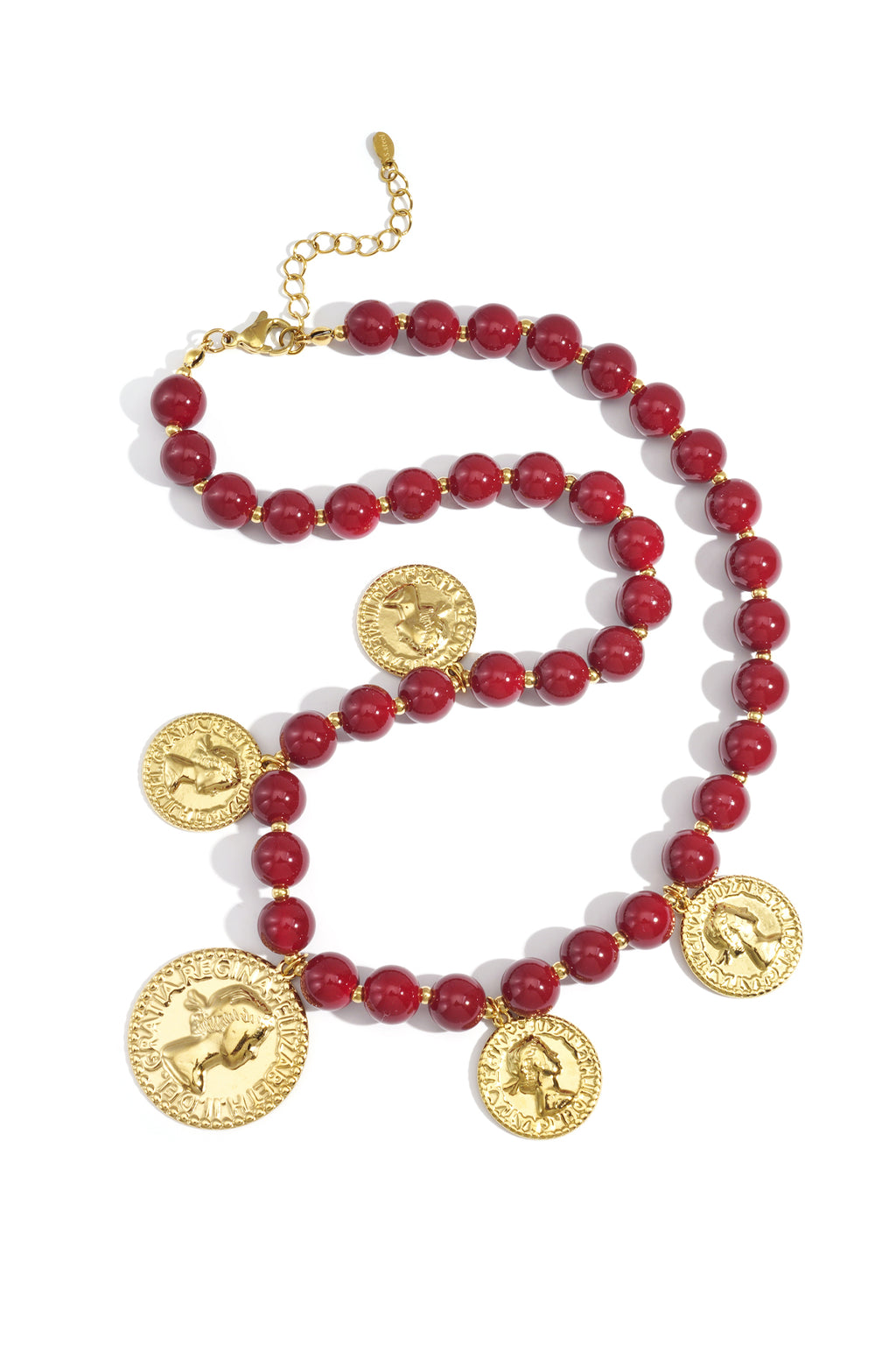 Collane con perline in acrilico, serie classica retrò quotidiana, gioielli da donna