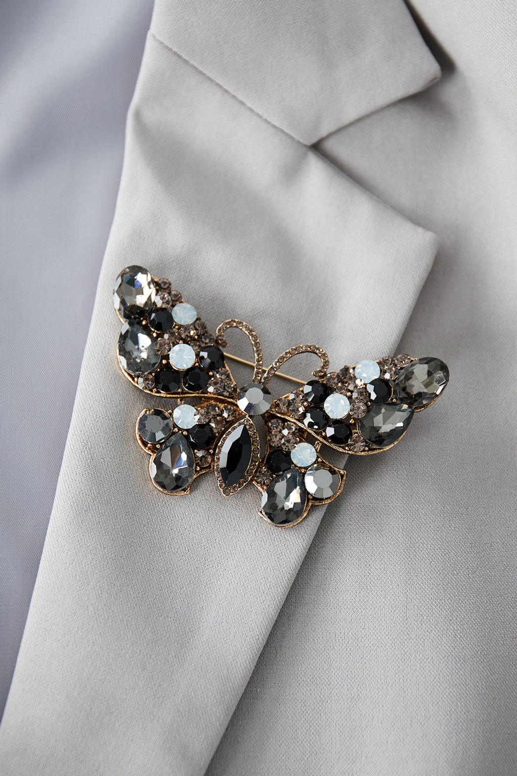 Spilla a farfalla - rossa