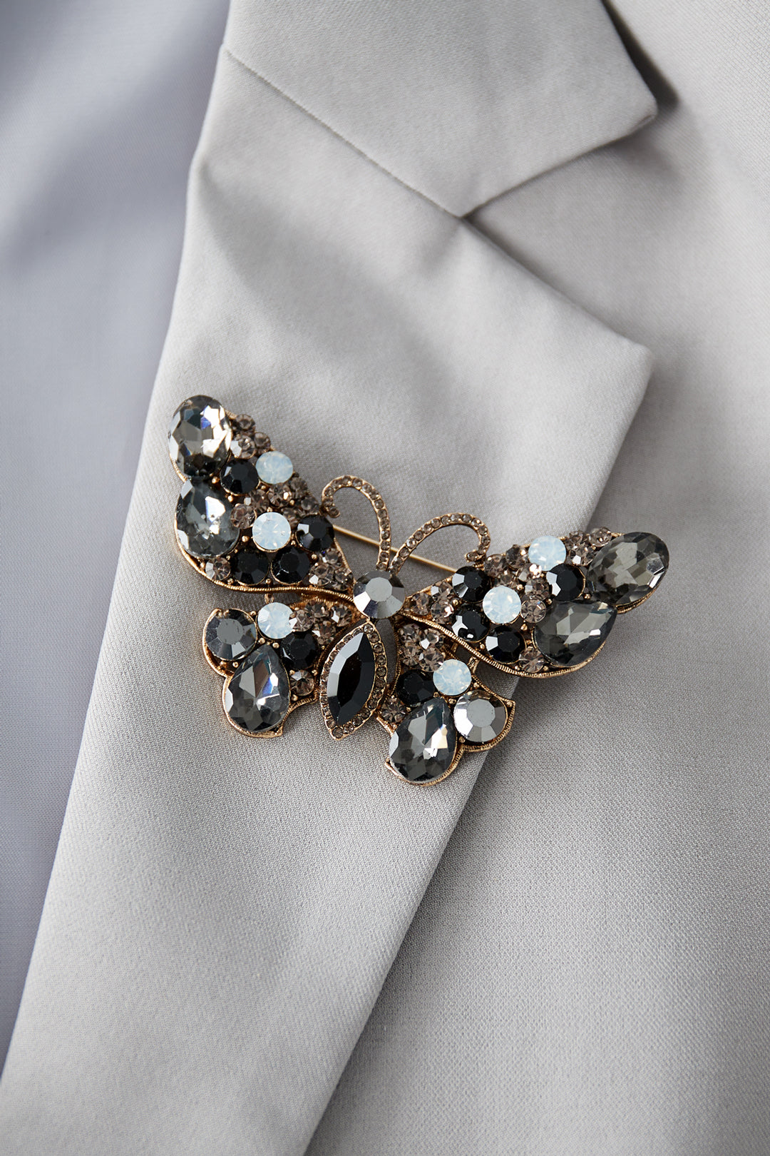 Spilla a farfalla - rossa