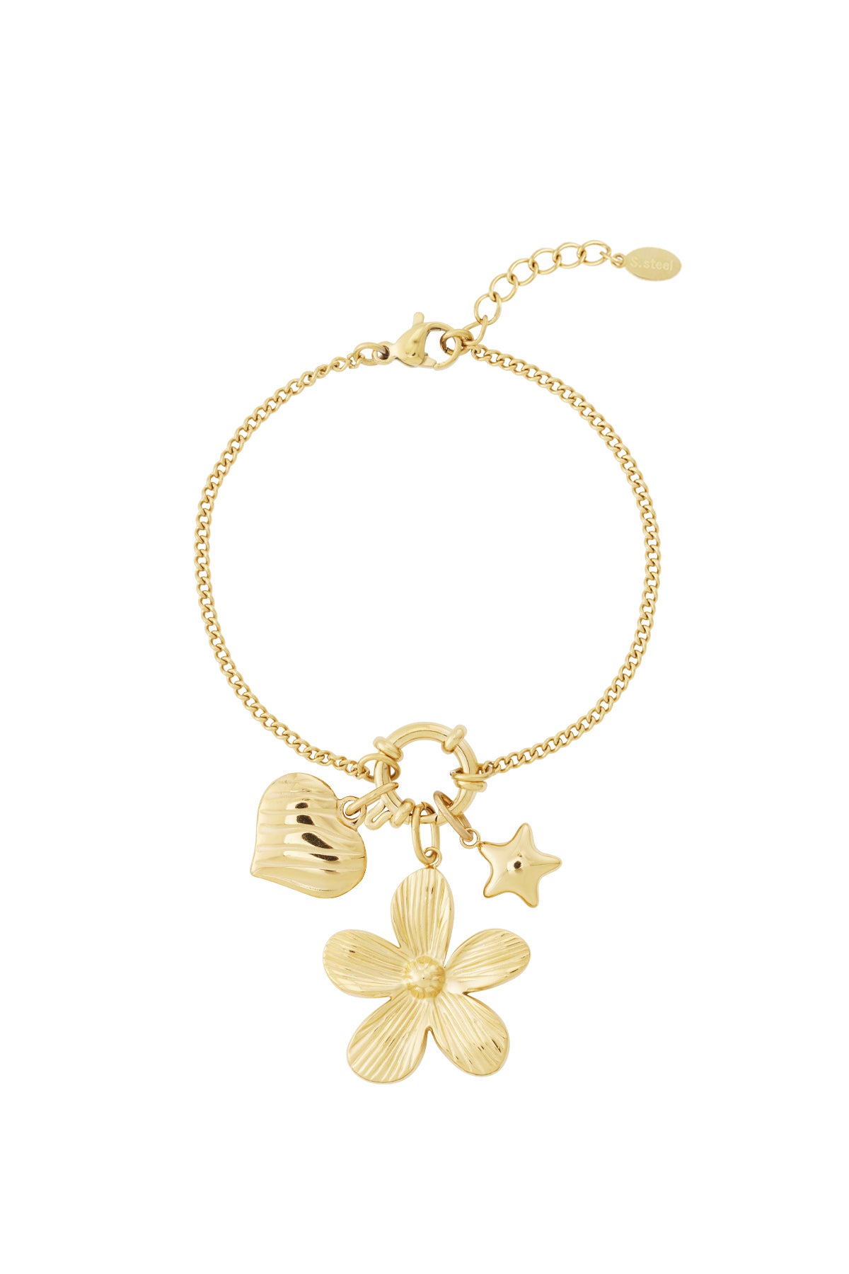 Braccialetto fai da te con fiori