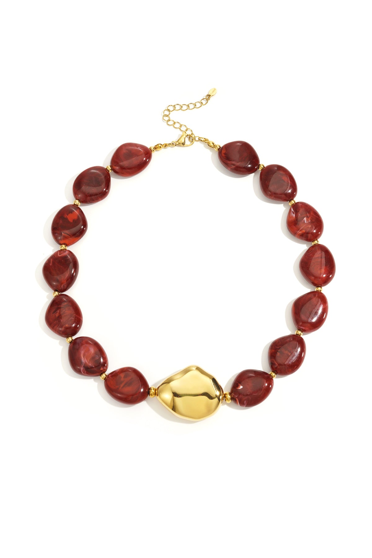 Collane di perline acriliche perline casual quotidiane-19mm*23mm