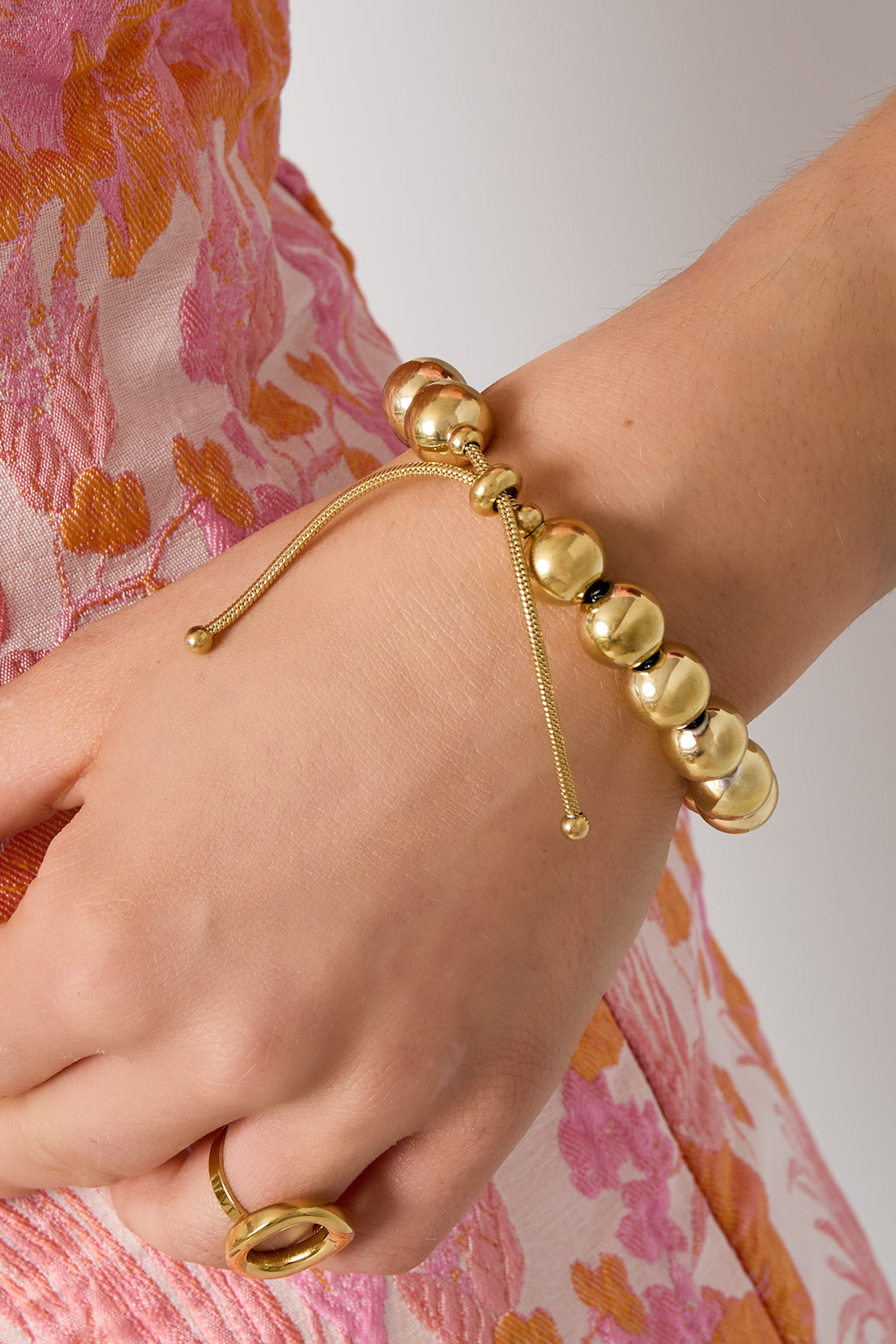 Braccialetto con perline cave - 12 mm