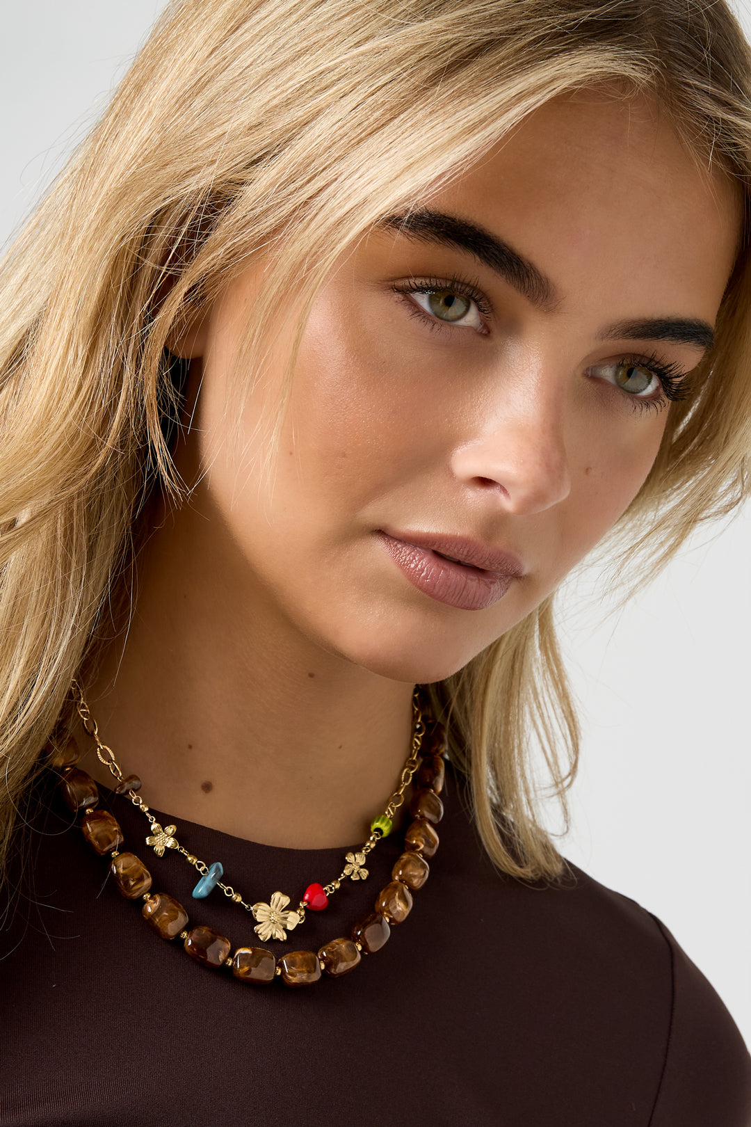 Collane a catena Fiore Casual Quotidiano Semplice Serie Gioielli da donna