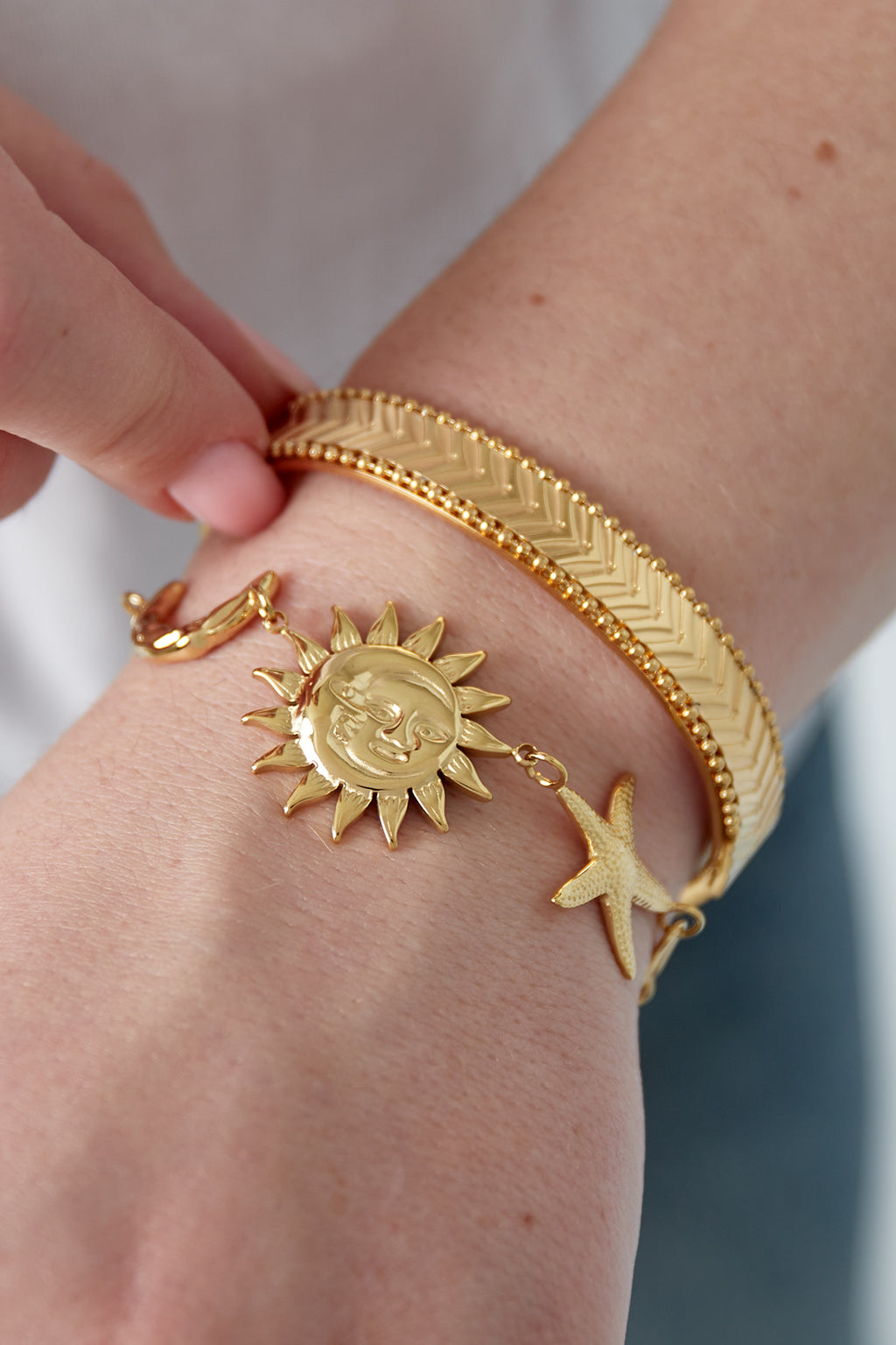 Collana Sole Luna Stella