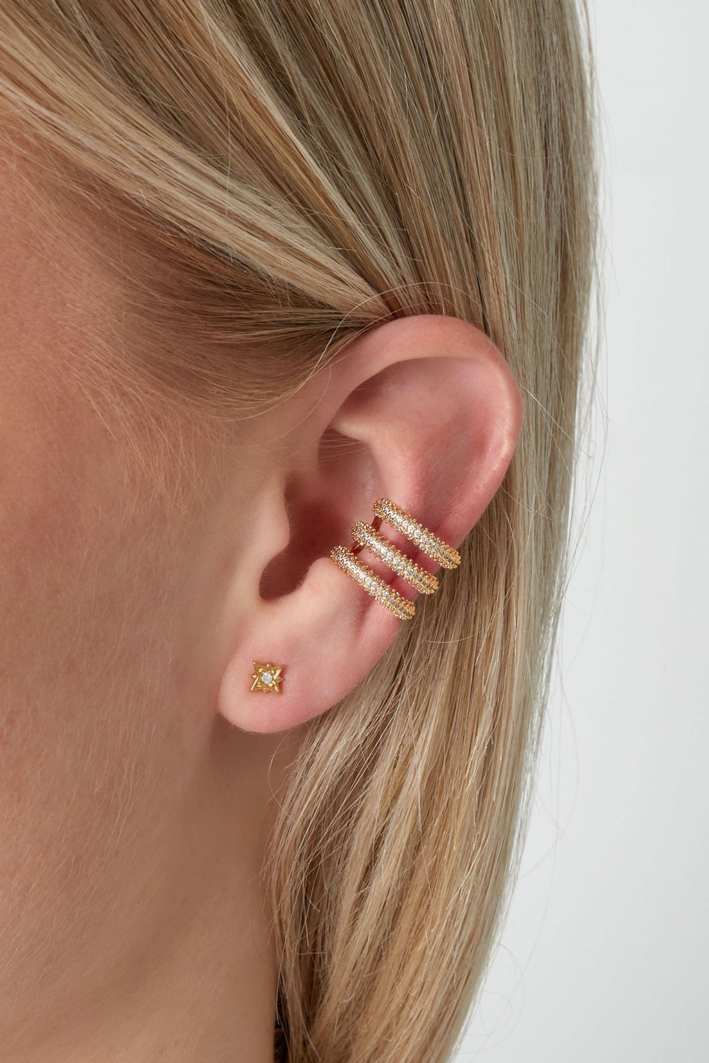 Trio di orecchini pendenti