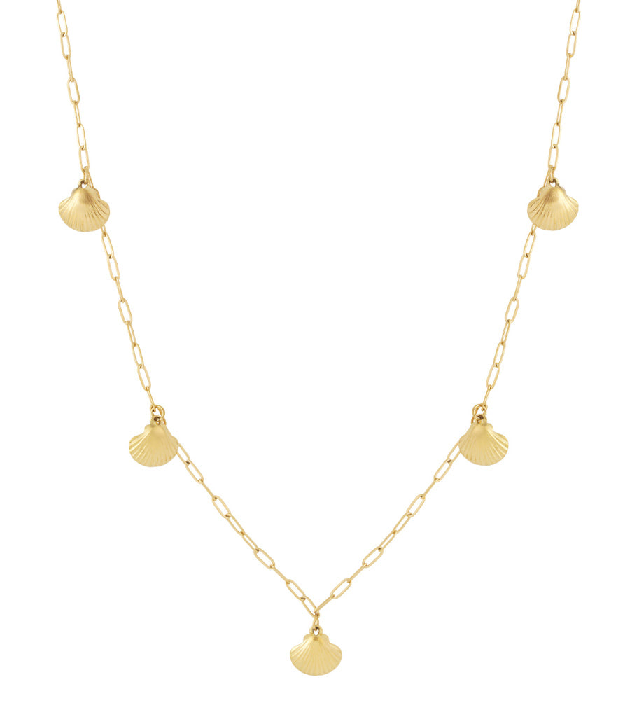 Collana lunga di conchiglia