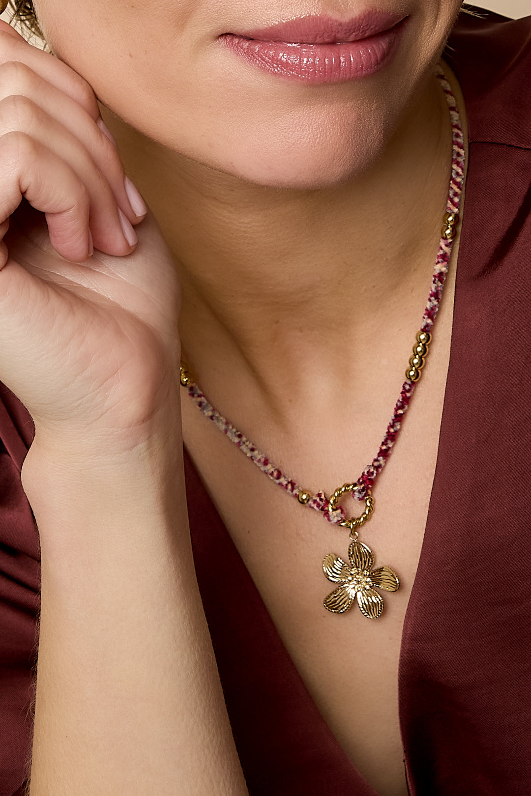 Collane con ciondolo Fiore Casual Quotidiano Semplice Serie Gioielli da donna