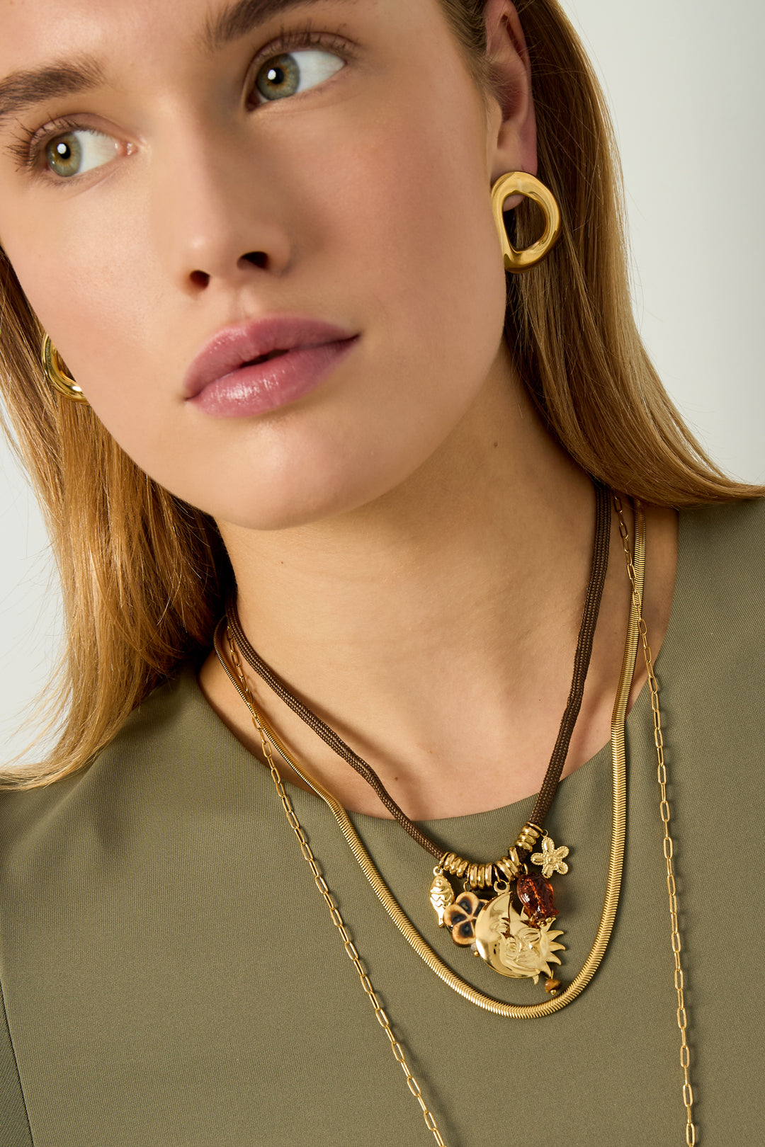 Collane con ciondolo a forma di corda, sole, serie romantica quotidiana, gioielli da donna